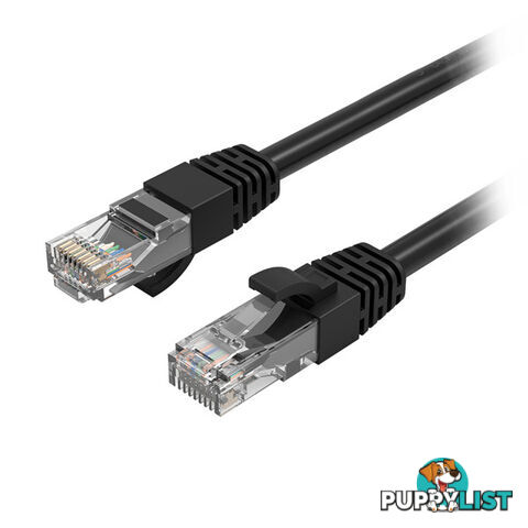 Cruxtec RC6-003-BK 30cm 26AWG OFC(Oxygen Free Copper) CAT6 Network Cable - Cruxtec - 0787303419608 - RC6-003-BK