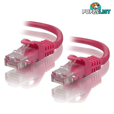 Alogic C6A-0.5-Pink 0.5m Pink 10Gb Ethernet Snagless CAT6A Network Cable - Alogic - 9350784005199 - C6A-0.5-Pink