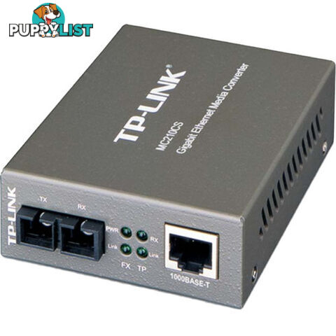 TP-Link TL-MC210CS Gigabit Single-Mode Media Converter - TP-Link - 845973030445 - TL-MC210CS