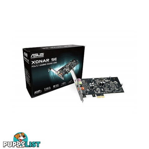 Asus ASUS-90YA00T0-M0AA00 XONAR SE 5.1 Channel PCIE Sound Card 90YA00T0-M0AA00 - ASUS - 192876040560 - ASUS-90YA00T0-M0AA00