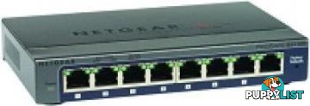 Netgear ProSafe Plus GS108E 8 Port Managed Gigabit Ethernet Switch GS108E-300AUS - Netgear - 606449103373 - GS108E-300AUS