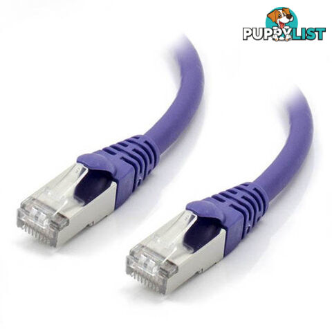 Alogic C6A-1.5-Purple-SH 1.5m Purple 10GbE Shielded CAT6A LSZH Network Cable - Alogic - 9350784007278 - C6A-1.5-Purple-SH