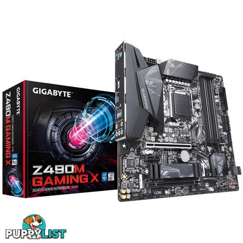 Gigabyte Z490M GAMING X LGA 1200 mATX Motherboard - Gigabyte - 4719331808525 - Z490M GAMING X