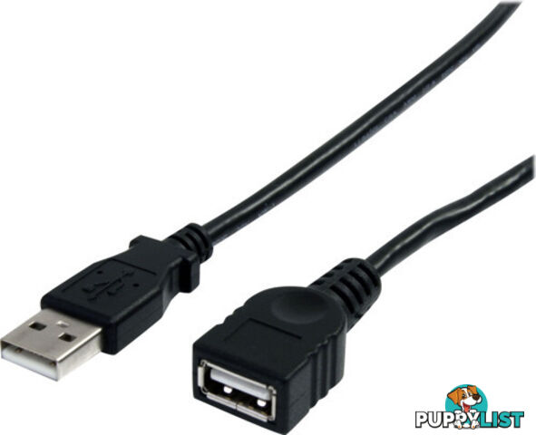 StarTech USBEXTAA10BK 10 ft Black USB Extension Cable A to A - StarTech - 065030840804 - USBEXTAA10BK