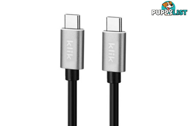 Klik KCC5M030 3m USB Type-C Male to USB Type-C Male USB 2.0 Cable - Klik - 9332902020406 - KCC5M030