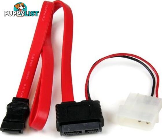 StarTech SLSATAF20 20in Slimline SATA to SATA Cable - StarTech - 065030833073 - SLSATAF20