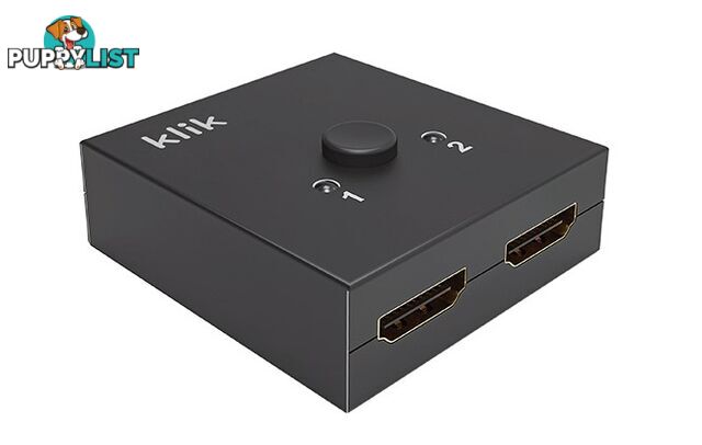 Klik KHDBS2 2 Port HDMI Bi-Directional Switch - Klik - 9332902024473 - KHDBS2