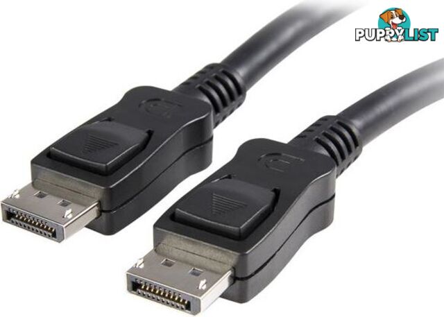 StarTech DISPLPORT15L 15ft DisplayPort Cable with Latches M/M - StarTech - 065030831642 - DISPLPORT15L