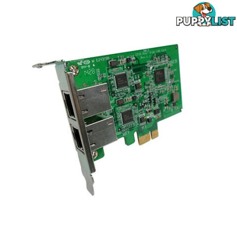 Qnap LAN-1G2T-I210 GIGABIT DUAL-Port NETWORK EXPANSION CARD For Tower & RackMount - QNAP - 885022012503 - LAN-1G2T-I210