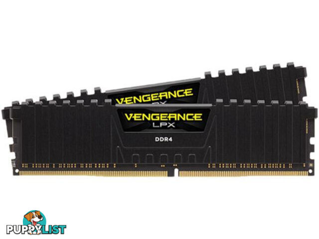 Corsair CMK16GX4M2Z3200C16 16GB (2x8GB) Vengeance LPX Ryzen 3200MHz DDR4 - Corsair - 843591031110 - CMK16GX4M2Z3200C16