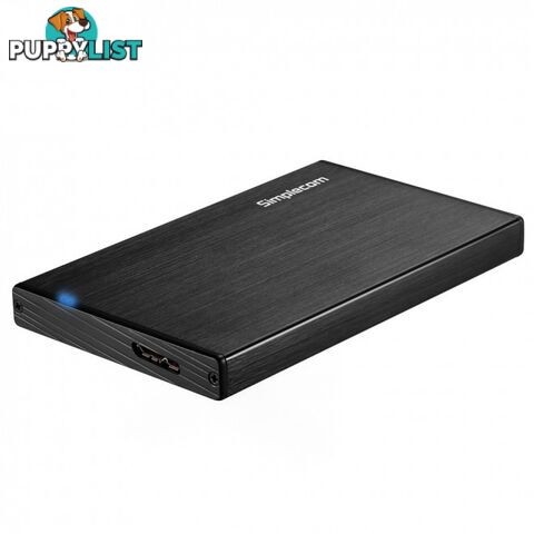 Simplecom SE212 Aluminium Slim 2.5'' SATA to USB 3.0 HDD Enclosure - Simplecom - 9350414000815 - SE212