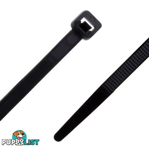 Ty-It NC225BLK Nylon Cable Tie Black (UV Rated) 200mm X 2.5mm - (Bag of 100) - Generic - 9352399003867 - NC225BLK