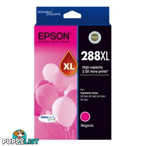 Epson C13T306392 288XL HY Magenta Ink Cartridge - Epson - 9314020619182 - C13T306392