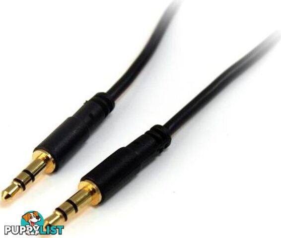 StarTech MU6MMS 6ft Slim 3.5 Stereo Audio Cable - M/M - StarTech - 065030841320 - MU6MMS