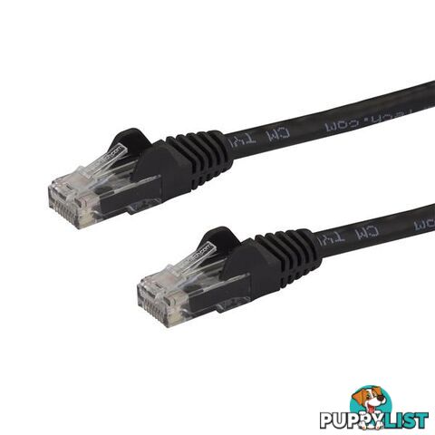 StarTech N6PATC10MBK 10m Black Snagless Cat6 UTP Patch Cable - StarTech - 065030846417 - N6PATC10MBK