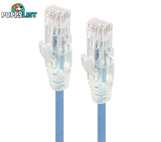 Alogic C6S-05BLU 5m Blue Ultra Slim Cat6 Network Cable UTP 28AWG - Alogic - 9350784011022 - C6S-05BLU