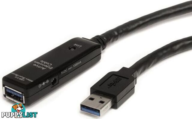 StarTech USB3AAEXT5M 5m USB 3 Active Ext Cable - M/F - StarTech - 065030846301 - USB3AAEXT5M