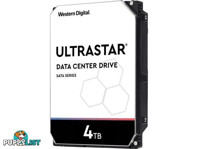 WD 0B35950 4TB Ultrastar Enterprise 3.5" SATA, 128MB Cache, 24x7 7200RPM 6Gb/s. 5 Years Warranty - WD - 829686005167 - 0B35950