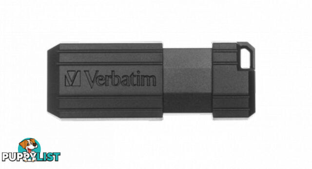 Verbatim 49063 Store'n'Go Pinstripe USB Drive 16GB (Black) - Verbatim - 023942490630 - 49063