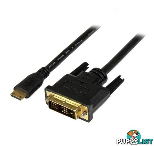 StarTech HDCDVIMM1M 1m Mini HDMI to DVI-D Cable - M/M - StarTech - 065030853132 - HDCDVIMM1M