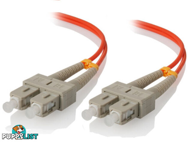 Alogic SCSC-03-OM1 3m SC-SC Multi Mode Duplex LSZH  Fibre Cable 62.5/125  OM1 - Alogic - 9350784003973 - SCSC-03-OM1