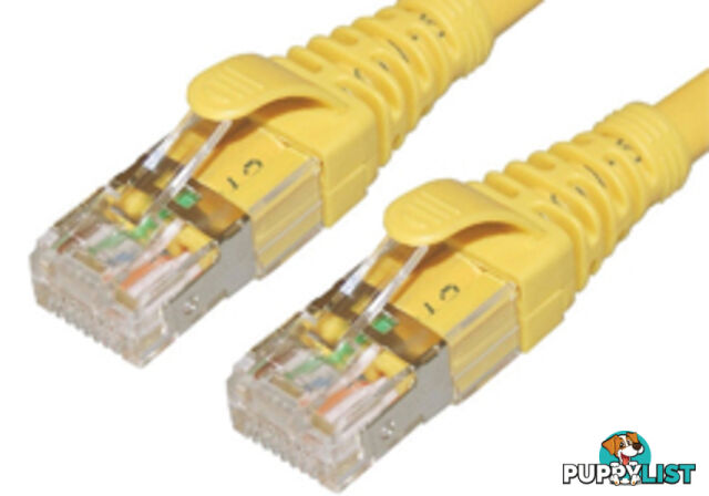 Comsol STP-1.5-C6A-YEL 1.5M 10GbE Cat 6A S/FTP Shielded Patch Cable - Yellow - Comsol - 1003703000000 - STP-1.5-C6A-YEL