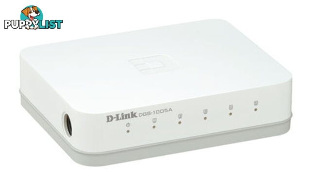 D-Link DGS-1005A 5 Port 10/100/1000Mbps Unmanaged Gigabit Switch DGS-1005A - D-Link - 790069363986 - DGS-1005A