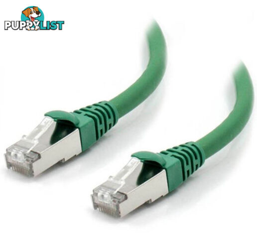 Alogic C6A-03-Green-SH 3m Green 10G Shielded CAT6A LSZH Network Cable - Alogic - 9350784005700 - C6A-03-Green-SH