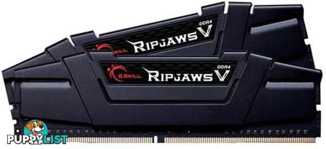 G.Skill Ripjaws V F4-3200C16D-32GVK 32GB (2X16G)  DDR4 3200Mhz Classic Black Memory - G.Skill - 848354017011 - F4-3200C16D-32GVK