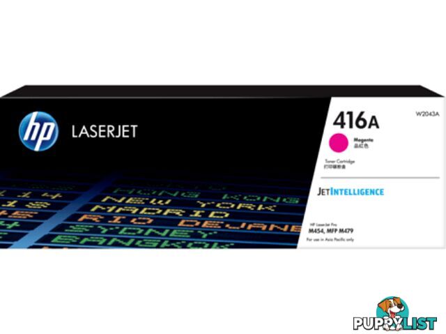 HP 416A Magenta Laser Cartridge 2100 pages W2043A - HP - 192018046450 - W2043A