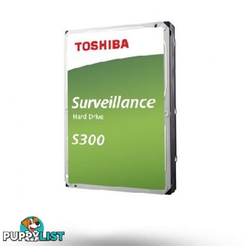 Toshiba HDWT140UZSVA 3.5" 4TB Low Spin 128MB S300 Surveillance Hard Drive - Toshiba - 4547808810685 - HDWT140UZSVA