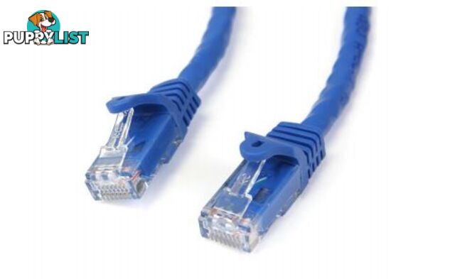 StarTech N6PATC50CMBL 0.5m Blue Gigabit SNAGLESS Rj45 UTP Cat 6 Patch Cable - StarTech - 065030846578 - N6PATC50CMBL