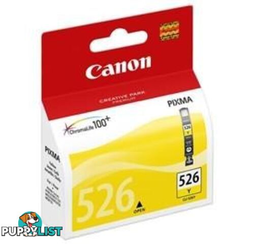 Canon CLI-526Y Yellow Original Ink Cartridge CLI526Y - Canon - 4960999670058 - CLI526Y