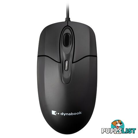 Dynabook PA5346A-1ETE U60 Wired USB Optical Mouse Black - Dynabook - 4062507002921 - PA5346A-1ETE