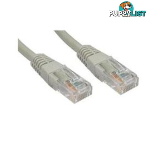 AKY CB-CAT6A-1GRY Cat6A Gigabit Network Patch Lead Cable 1M Grey - AKY - 707959754748 - CB-CAT6A-1GRY