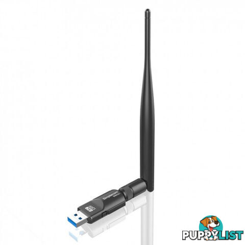 Simplecom NW621 AC1200 Wireless Dual Band USB Adapter 5dBi High Gain Antenna - Simplecom - 9350414001256 - NW621