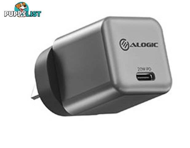 ALOGIC WCG1X20SGR-ANZ 1X20 Rapid Power 20W USB-C Charger - Alogic - 9350784026132 - WCG1X20SGR-ANZ