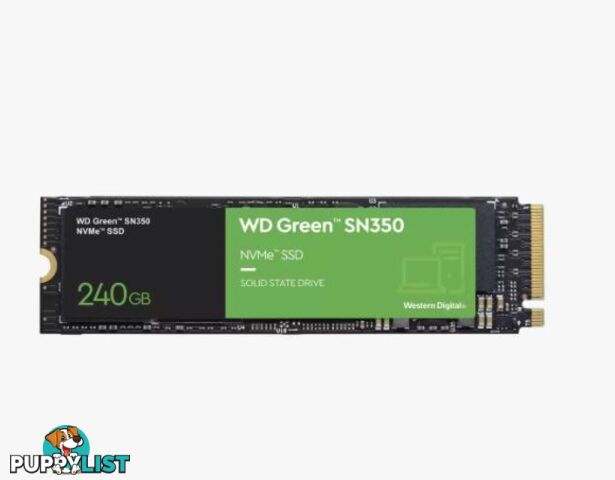 WD WDS240G2G0C Green, CSSD, NVMe M.2 Form factor,PCIE GEN3 Interface, 240 GB, 3 Year Warranty - WD - 0718037882383 - WDS240G2G0C