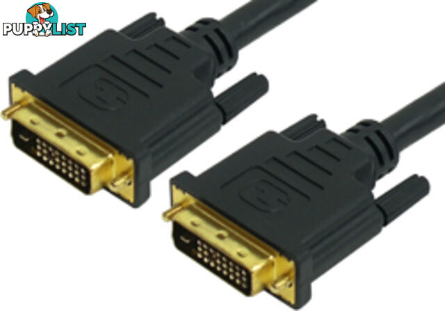 Comsol DVI-DDL-MM-01 1M DVI-D Digital Dual Link Cable - Male to Male - Comsol - 9332902009883 - DVI-DDL-MM-01