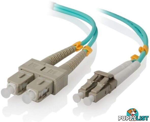 ALOGIC LCLC-01-OM4 1m LC-LC 40G/100G Multi Mode Duplex LSZH Fibre Cable 50/125 OM4 - Alogic - 9350784004932 - LCLC-01-OM4