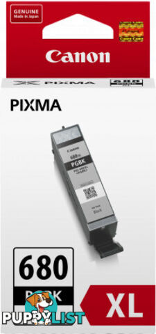 Canon PGI680XLBK Black Ink Cartridge - Canon - 4549292087345 - PGI680XLBK