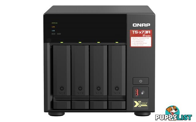 Qnap TS-473A-8G 4-Bay NAS AMD V1500B - QNAP - 4713213518847 - TS-473A-8G