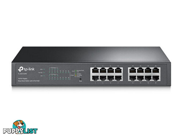 TP-Link TL-SG1016PE 16-Port Gigabit Desktop/Rackmount Switch - TP-Link - 6935364098865 - TL-SG1016PE