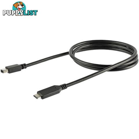 StarTech CDP2MDPMM1MB Cable USB C to Mini DisplayPort 1m / 3ft - StarTech - 065030878739 - CDP2MDPMM1MB