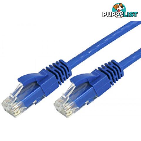 8ware CAT6THINBL-10M CAT6 Ultra Thin Slim Cable 10m - Blue - 8ware - 0750258579970 - CAT6THINBL-10M