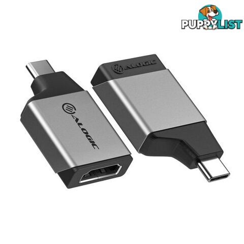 Alogic ULCHDMN-SGR Ultra MINI USB-C (Male) to HDMI (Female) Adapter - Alogic - 9350784021212 - ULCHDMN-SGR