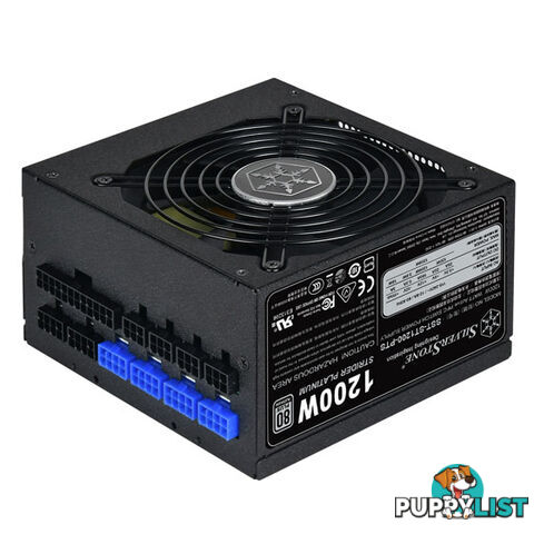 Silverstone SST-ST1200-PTS 1200W Strider Power Supply 80 Plus Platinum - Silverstone - 844761016586 - SST-ST1200-PTS