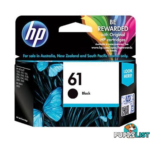 HP CH561WA 61 Black Original Ink Cartridge - HP - 193424494811 - CH561WA