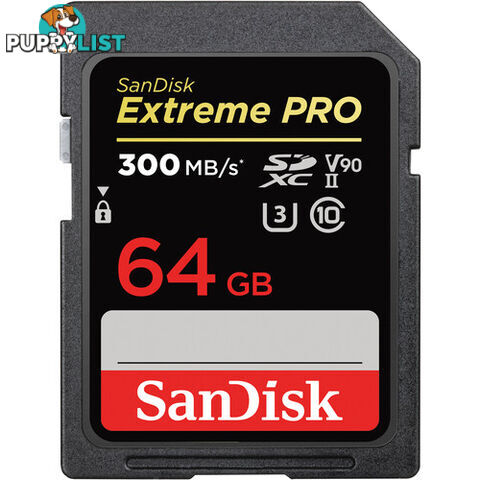 Sandisk SDSDXDK-064G-GN4IN  64Gb SDHC Extreme Pro Class 10 - Sandisk - 619659186616 - SDSDXDK-064G-GN4IN