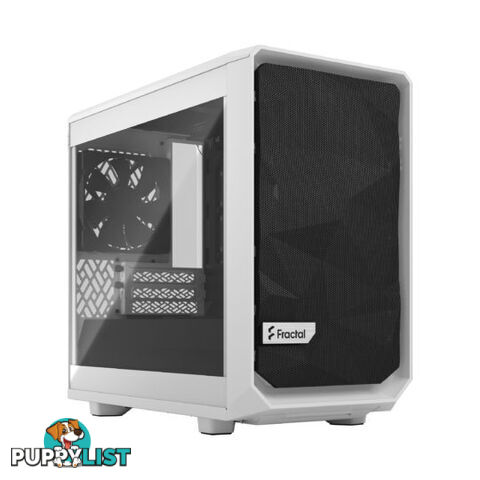 Fractal Design FD-C-MES2N-02 Meshify 2 Nano White Tempered Glass Mini ITX Computer Case Clear Tint - Fractal Design - 843276102630 - FD-C-MES2N-02